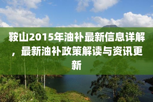 鞍山2015年油补最新信息详解，最新油补政策解读与资讯更新