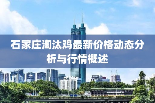 石家庄淘汰鸡最新价格动态分析与行情概述