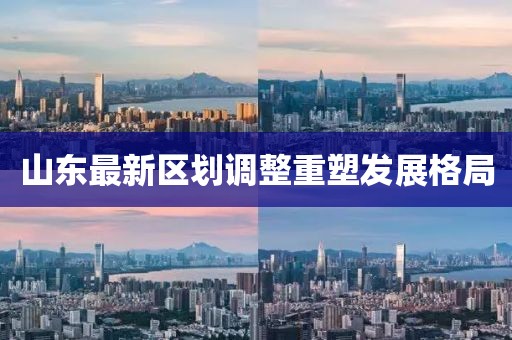 山东最新区划调整重塑发展格局