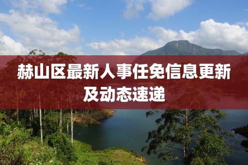 赫山区最新人事任免信息更新及动态速递