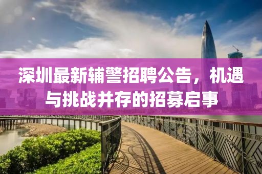 深圳最新辅警招聘公告，机遇与挑战并存的招募启事