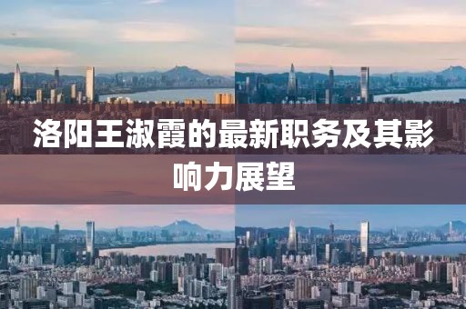 洛阳王淑霞的最新职务及其影响力展望