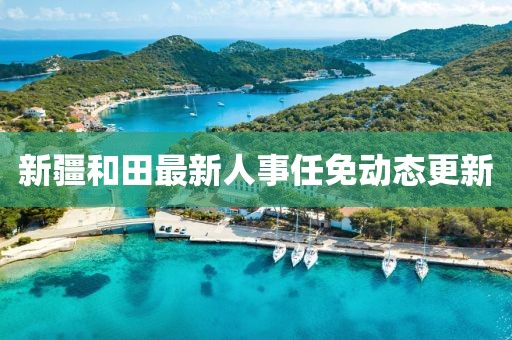 新疆和田最新人事任免动态更新