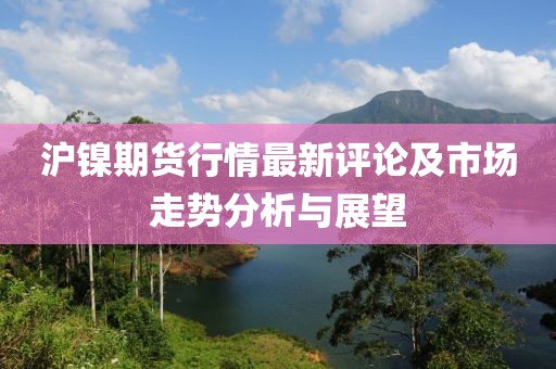 沪镍期货行情最新评论及市场走势分析与展望