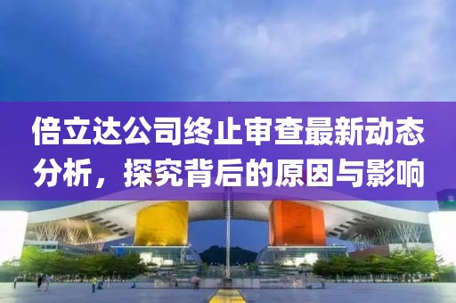 倍立达公司终止审查最新动态分析，探究背后的原因与影响