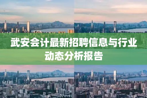 武安会计最新招聘信息与行业动态分析报告
