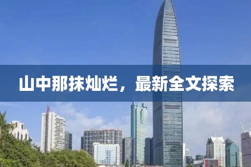 山中那抹灿烂，最新全文探索