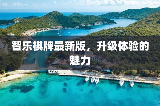 智乐棋牌最新版，升级体验的魅力