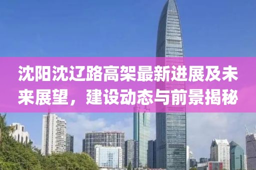 沈阳沈辽路高架最新进展及未来展望，建设动态与前景揭秘