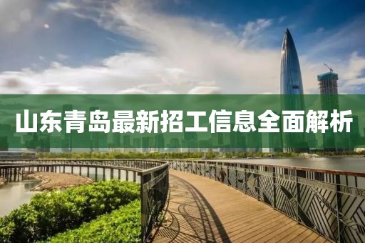山东青岛最新招工信息全面解析