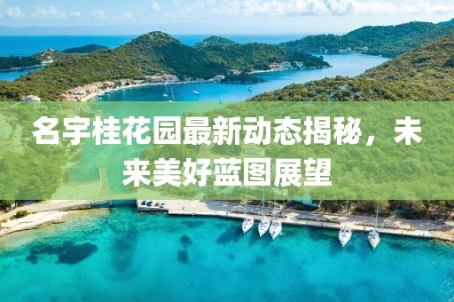 名宇桂花园最新动态揭秘，未来美好蓝图展望