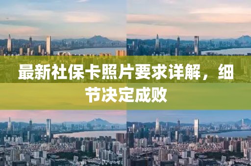 最新社保卡照片要求详解，细节决定成败