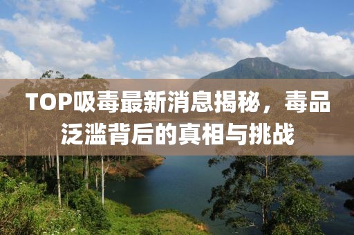 TOP吸毒最新消息揭秘，毒品泛滥背后的真相与挑战