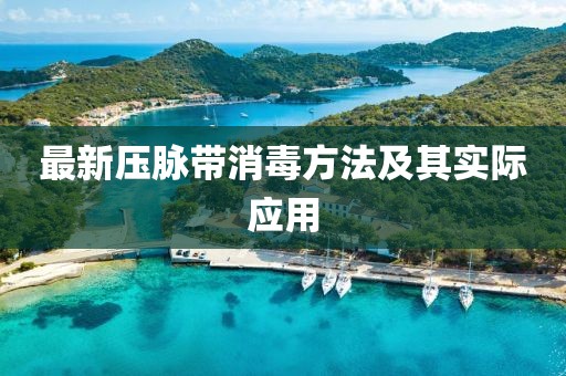 最新压脉带消毒方法及其实际应用