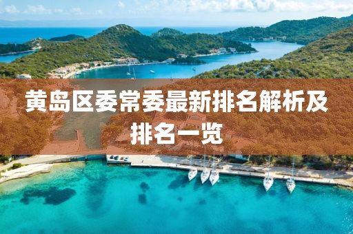 黄岛区委常委最新排名解析及排名一览