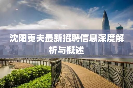 沈阳更夫最新招聘信息深度解析与概述