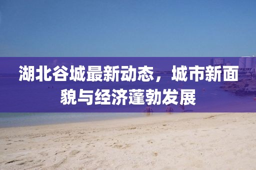 湖北谷城最新动态，城市新面貌与经济蓬勃发展