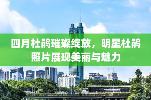 四月杜鹃璀璨绽放，明星杜鹃照片展现美丽与魅力