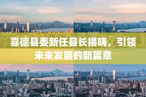 喜德县委新任县长揭晓，引领未来发展的新篇章