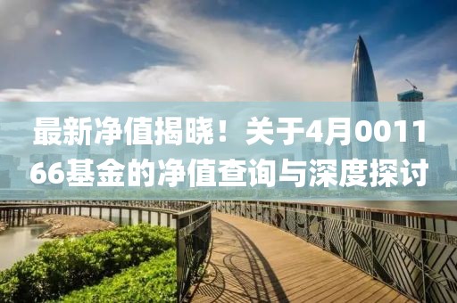 最新净值揭晓！关于4月001166基金的净值查询与深度探讨