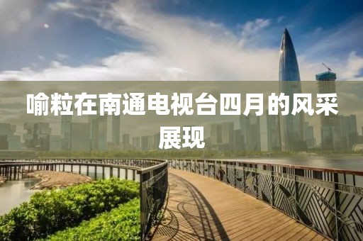 喻粒在南通电视台四月的风采展现