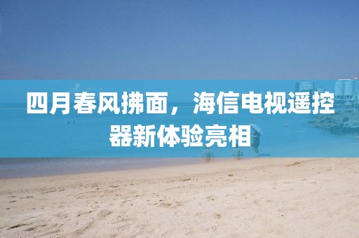 四月春风拂面，海信电视遥控器新体验亮相