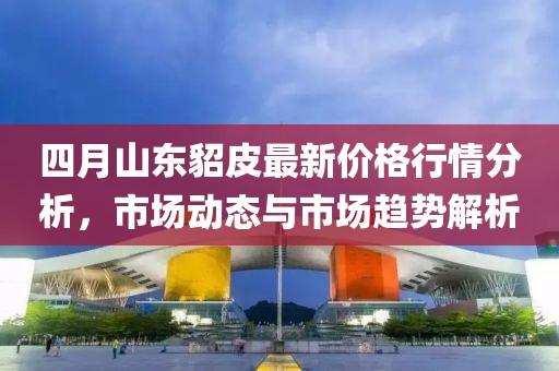 四月山东貂皮最新价格行情分析，市场动态与市场趋势解析