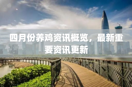 四月份养鸡资讯概览，最新重要资讯更新