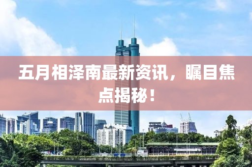 五月相泽南最新资讯，瞩目焦点揭秘！