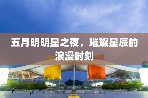 五月明明星之夜，璀璨星辰的浪漫时刻