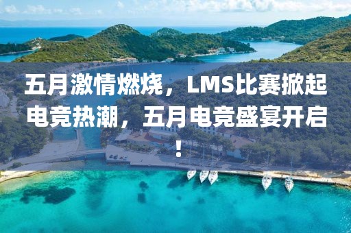 五月激情燃烧，LMS比赛掀起电竞热潮，五月电竞盛宴开启！