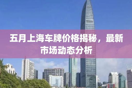 五月上海车牌价格揭秘，最新市场动态分析