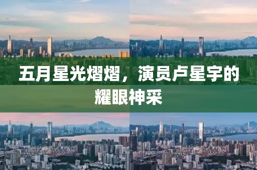 五月星光熠熠，演员卢星宇的耀眼神采