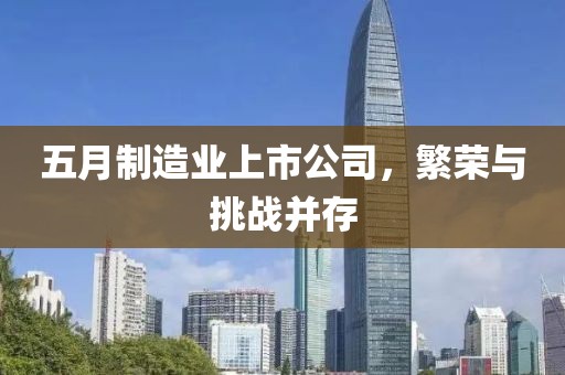 五月制造业上市公司，繁荣与挑战并存