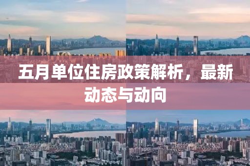五月单位住房政策解析，最新动态与动向