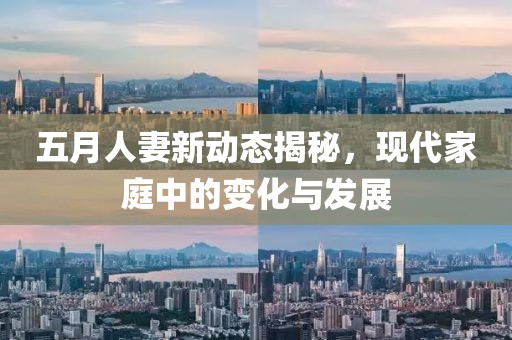 五月人妻新动态揭秘，现代家庭中的变化与发展