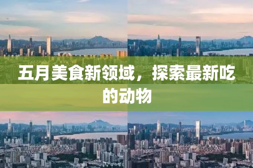 五月美食新领域，探索最新吃的动物