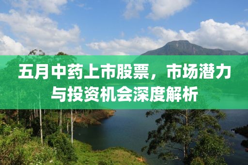 五月中药上市股票，市场潜力与投资机会深度解析