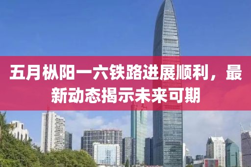 五月枞阳一六铁路进展顺利，最新动态揭示未来可期