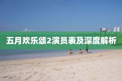 五月欢乐颂2演员表及深度解析