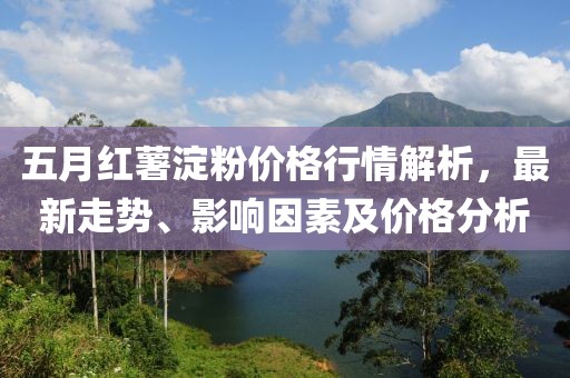 五月红薯淀粉价格行情解析，最新走势、影响因素及价格分析
