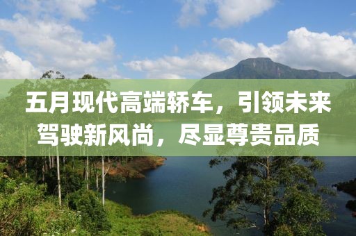 五月现代高端轿车，引领未来驾驶新风尚，尽显尊贵品质