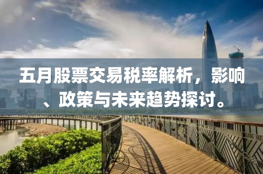 五月股票交易税率解析，影响、政策与未来趋势探讨。