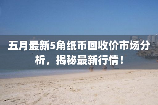五月最新5角纸币回收价市场分析，揭秘最新行情！