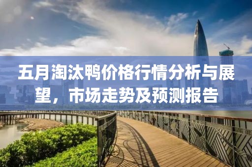 五月淘汰鸭价格行情分析与展望，市场走势及预测报告