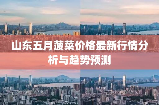山东五月菠菜价格最新行情分析与趋势预测