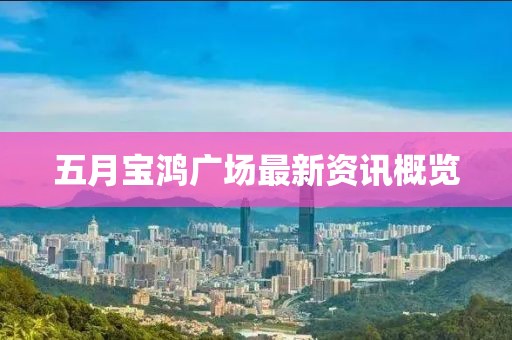 五月宝鸿广场最新资讯概览