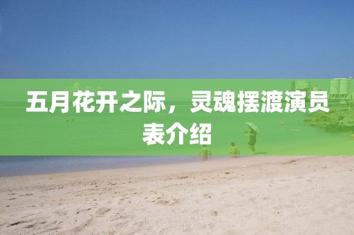 五月花开之际，灵魂摆渡演员表介绍