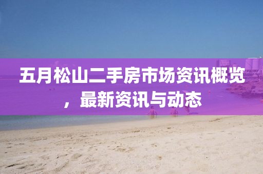 五月松山二手房市场资讯概览，最新资讯与动态