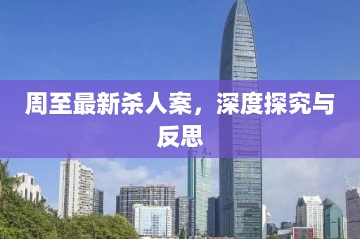 周至最新杀人案，深度探究与反思